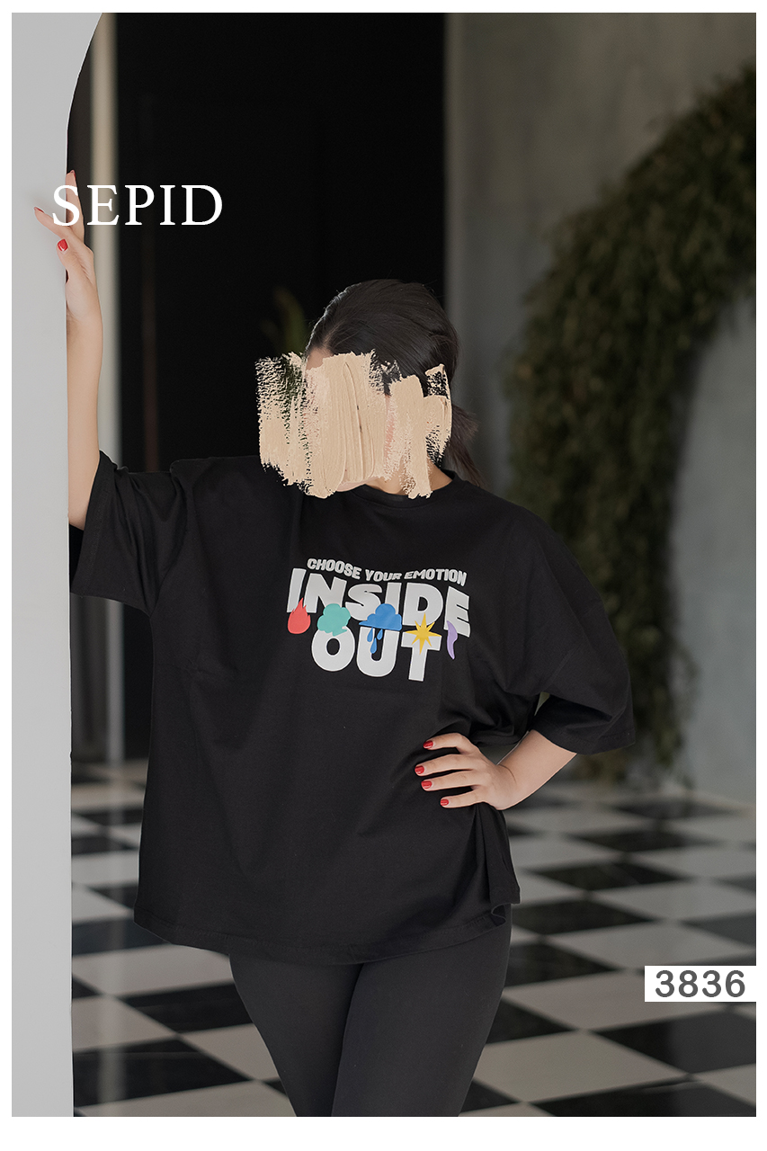 3836 تیشرت Insideout تیشرت Insideout