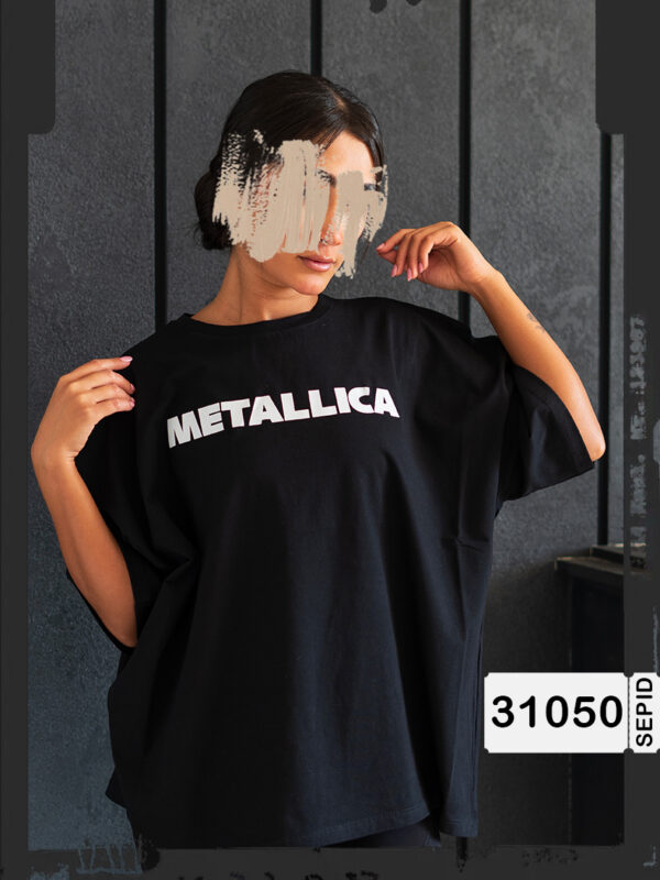 تیشرت اورسایز دورو چاپ Metallica