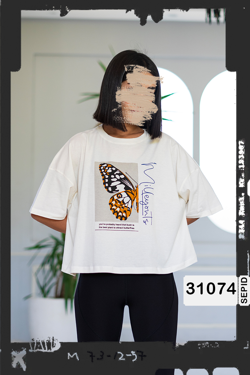 31074 کراپ اورسایز Butterfly کراپ اورسایز Butterfly
