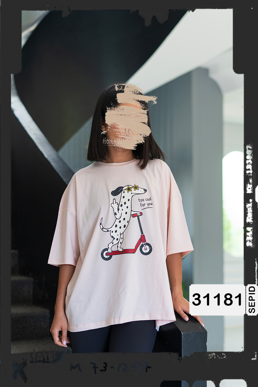 31181 تیشرت اورسایز Cool Dog تیشرت اورسایز Cool Dog